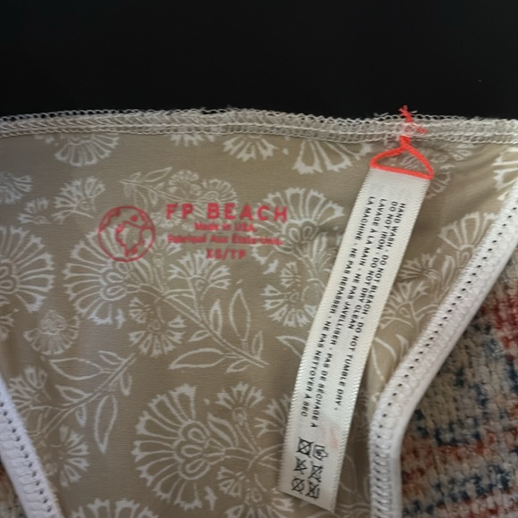 Free People FP Beach Dylan High Waist Colorblock Bikini Bottoms SZ XS NWOT - Picture 6 of 8